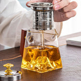 RORA Glass Teapot Glass Kettle Glass