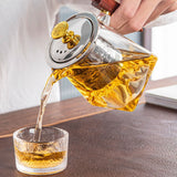 RORA Glass Teapot Glass Kettle Glass