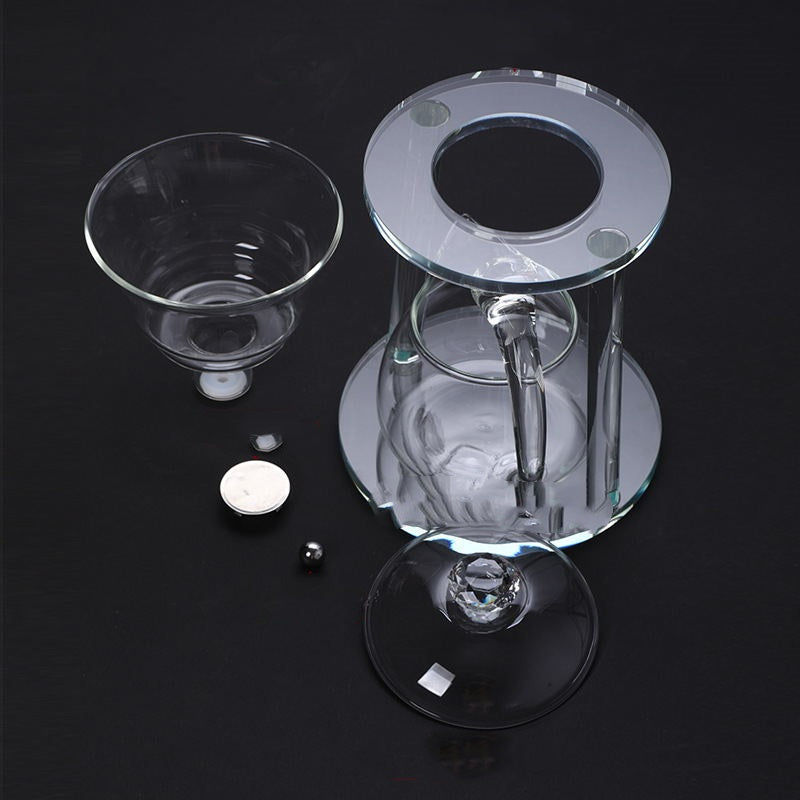 Glass kung fu tea set creative tea maker household simple lazy tea set automatic net black tea set