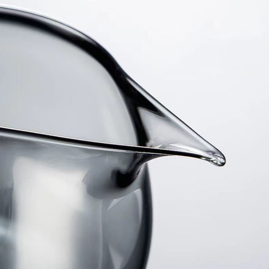 High borosilicate glass ascent grey annual excess tea set home magnetic office brewing teapot lazy tea maker