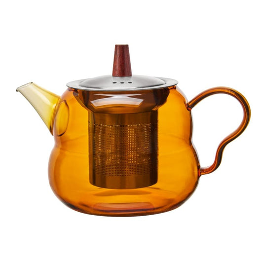 High end luxury glass teapot household tea pot
