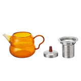 High end luxury glass teapot household tea pot
