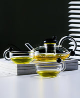 Glass Tea Set Heated Teapot With Infuser