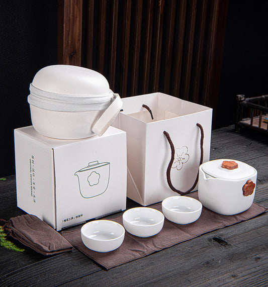 طقم شاي سيراميك للسفر من رورا