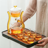 RORA Coffee Set Magnetic Water Diversion Kungfu Tea Set (Gold)