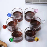RORA 120ML Tea Cup Set of 6 Cups