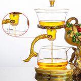 RORA LUCKY WU LOU MAGNETIC LAZY KUNGFU GLASS TEAPOT SET