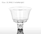 RORA glass teapot filter cup accessory with 11.5 cm width and 10.5 cm height