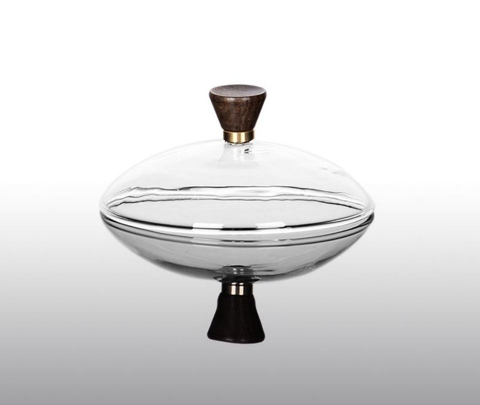 إكسسوارات إبريق الشاي الزجاجي RORA غطاء كأس Fairway