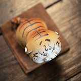 RORA Purple Clay Zisha Cub Tiger Tea Pet