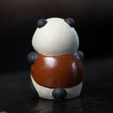 RORA Purple Clay Zisha Panda Tea Pet