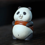 RORA Purple Clay Zisha Panda Tea Pet