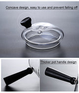 RORA Glass Teapot 900ml Glass Kettle Glass