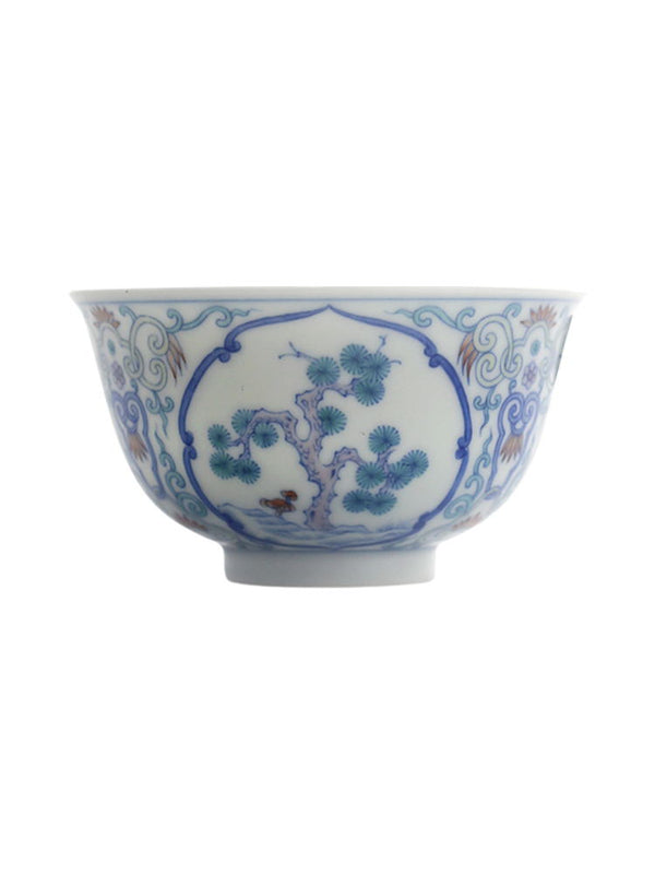 Shaodi porcelain new push, feel the unique charm of four tone too blue and white series products.