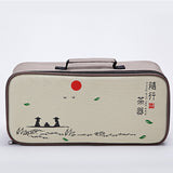 Travel Portable Bag, Kung Fu Tea Set, Complete Set of Tea Cups, Creative Pagoda Cover Bowls, Tea Cup Gifts