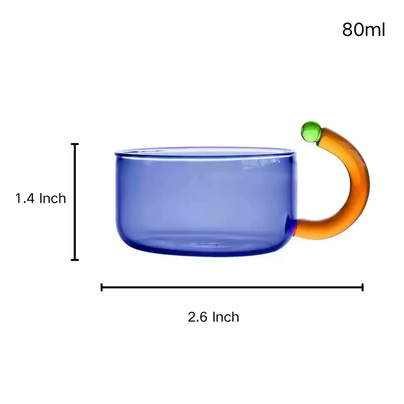 Contrasting Colored Glass Teapot Home Electric Pottery Boiling Tea Kettle with Cartridge