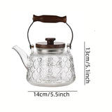 Walnut electric pottery stove household small tea maker glass kettle steaming teapot kung fu tea set