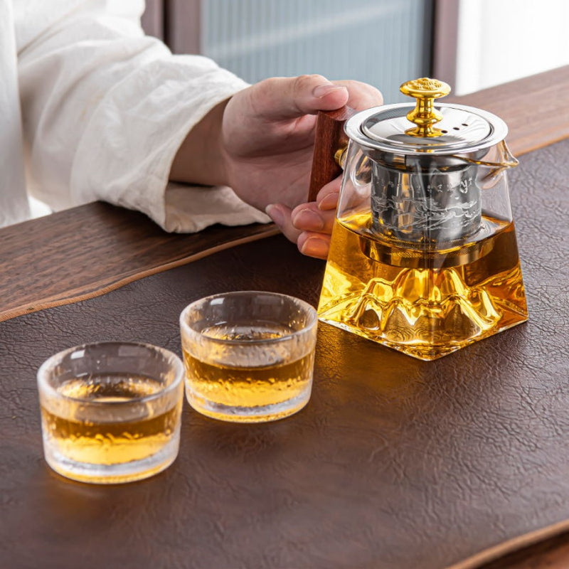 RORA Glass Teapot   Glass Kettle Glass