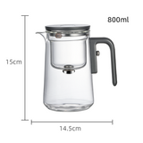 Large capacity glass tea cup, toggle type tea separation, high-end tea cup