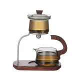 RORA Lazy Kung Fu Glass Teapot Magnetic Glass Teapot Set Office Reception Room Drinking Tea