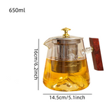 RORA Glass Teapot   Glass Kettle Glass