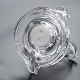 Semi-automatic transparent glass lazy tea set home high borosilicate glass tea maker high appearance level kung fu tea set