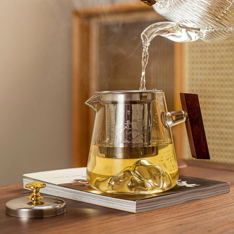 RORA Glass Teapot   Glass Kettle Glass