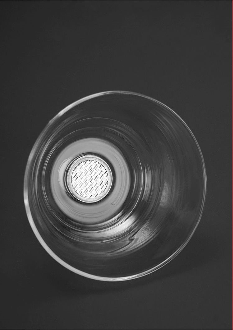Lotus Glass Kung Fu Teapot Clear Tea Set
