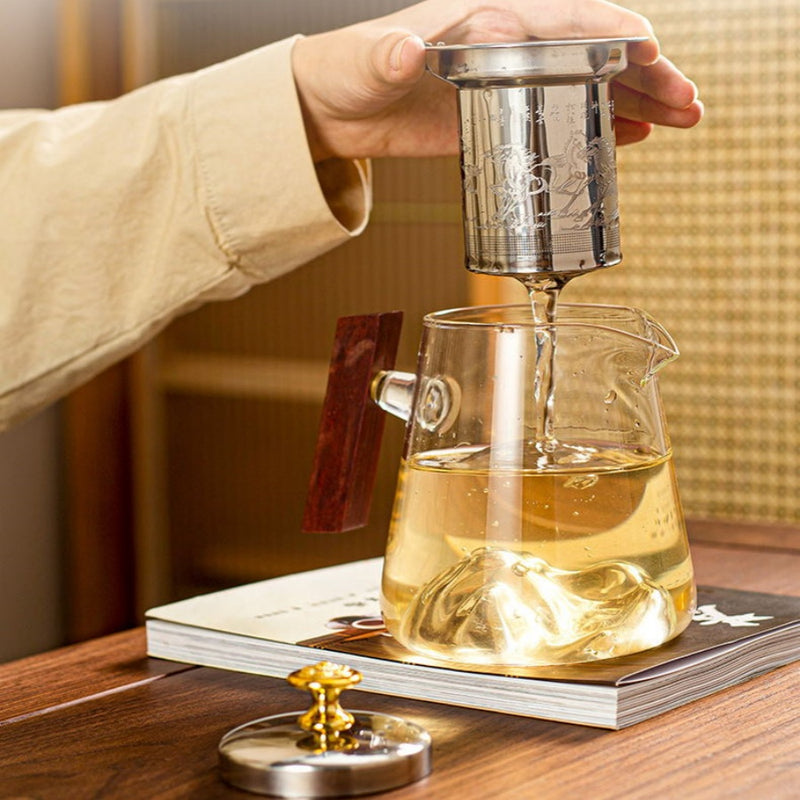 RORA Glass Teapot   Glass Kettle Glass