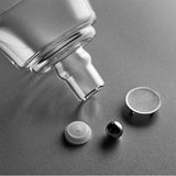 Semi-automatic transparent glass lazy tea set home high borosilicate glass tea maker high appearance level kung fu tea set