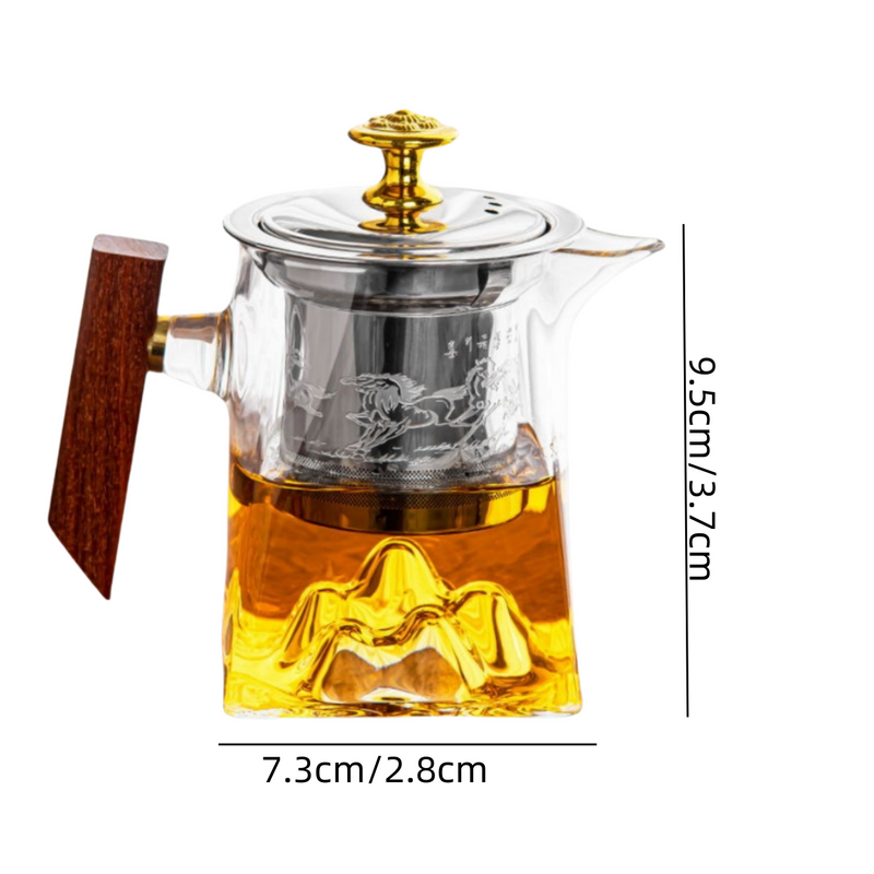 RORA Glass Teapot   Glass Kettle Glass