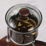 RORA Lazy Kung Fu Glass Teapot Magnetic Glass Teapot Set Office Reception Room Drinking Tea
