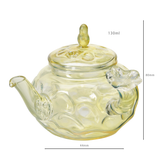 130ml High end amber glass teapot Office and household teapot