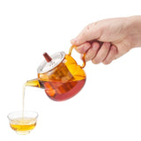 High end luxury glass teapot household tea pot