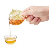 130ml High end amber glass teapot Office and household teapot