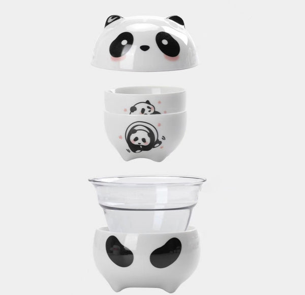 Chinese Panda Travel Tea Set