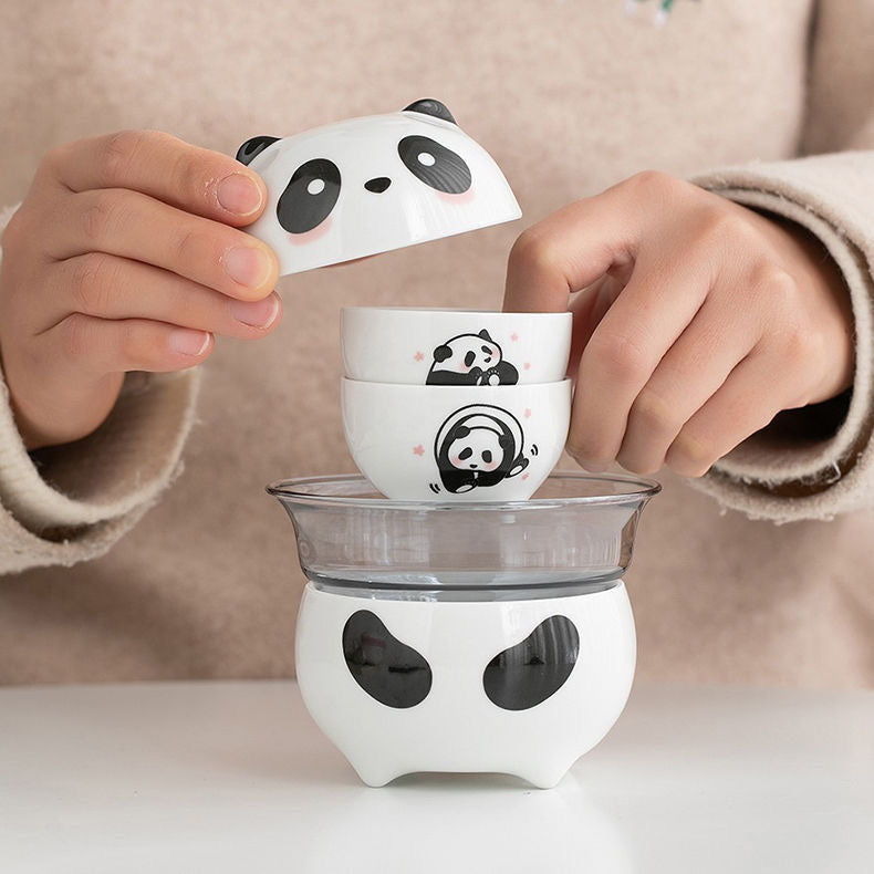 Chinese Panda Travel Tea Set