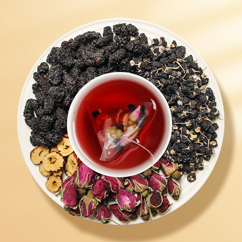 RORA Black Wolfberry Mulberry Rose Herbal Tea