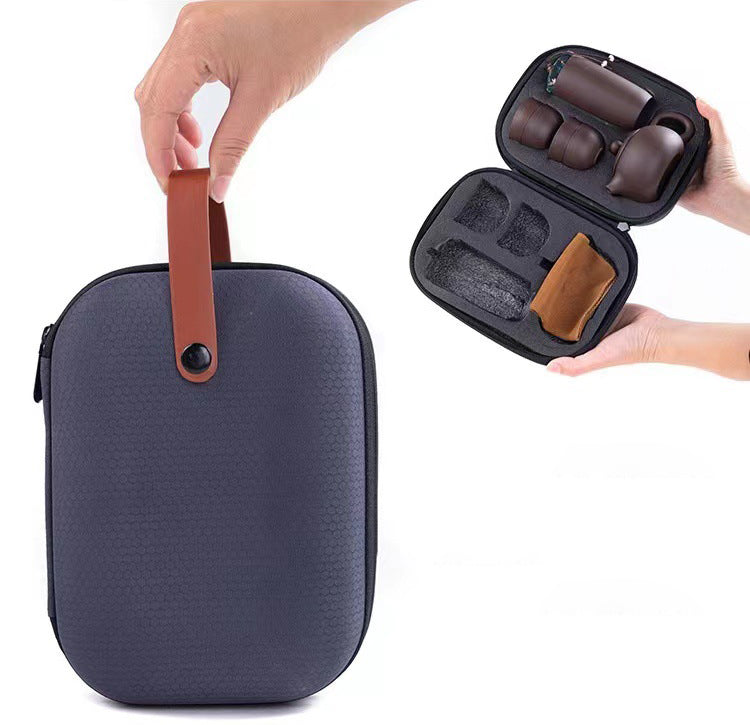 Purple Clay Portable Travel Tea Set