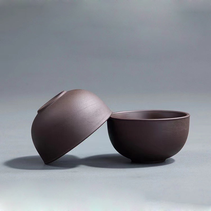 Purple Clay Portable Travel Tea Set