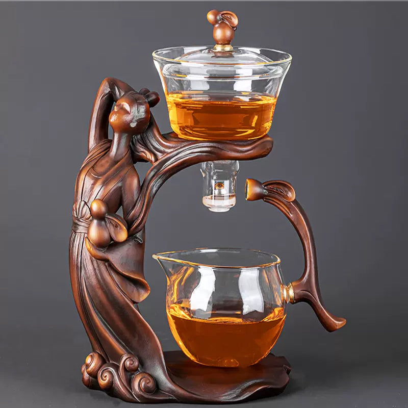 Chang'e Flying to the Moon Lazy Magnetic Kungfu Teapot Set – RORA TEAPOT