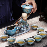 RORA Lazy Kungfu Ceramic Tea Set