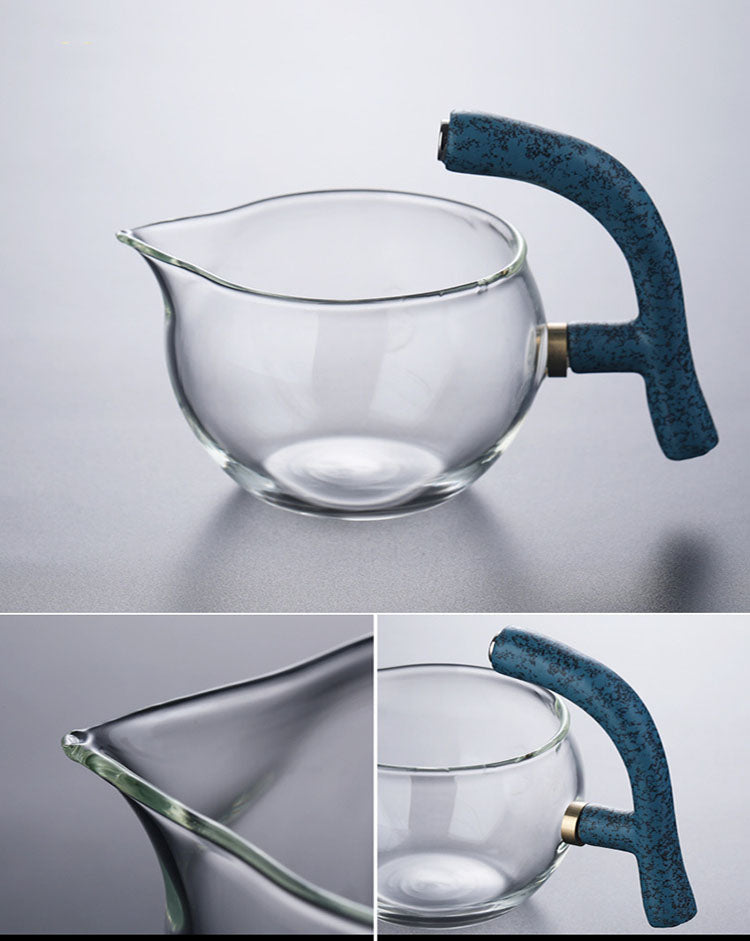 إكسسوارات مقبض إبريق الشاي الزجاجي من Blue Deer