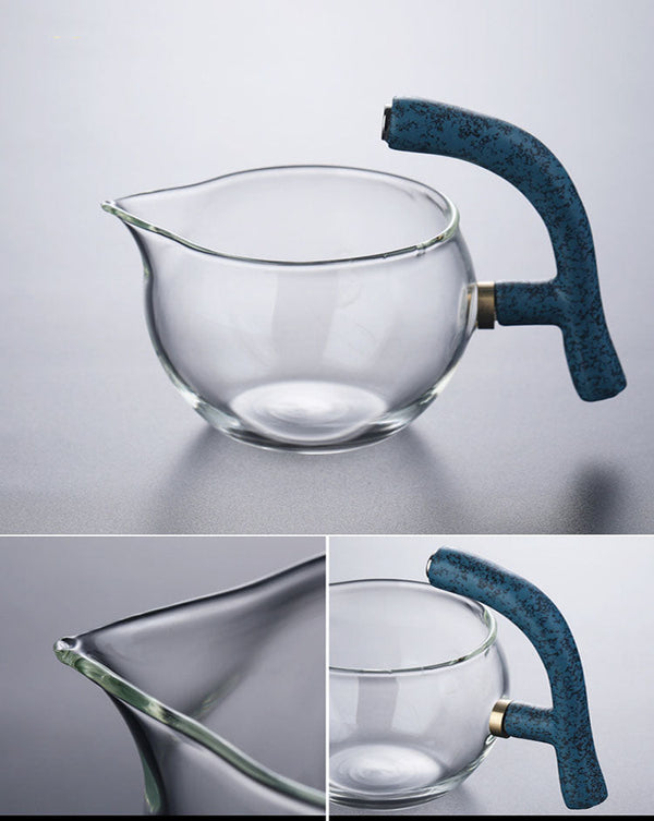 Blue Deer Glass Teapot Handle Accessories
