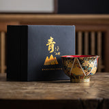 Enamel Antique Kungfu Tea Cup (Gift Packing)