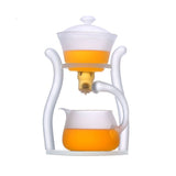 RORA Lazy Kungfu Drip Frosted Glass Teapot Set