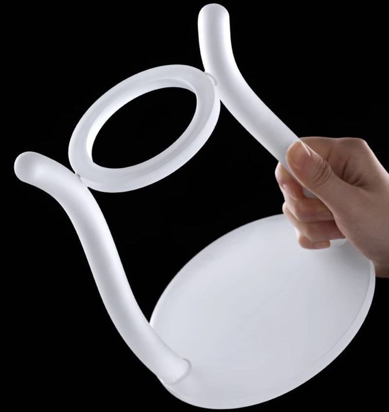 RORA Lazy Kungfu Drip Frosted Glass Teapot Set