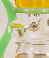 LAZY KUNGFU GLASS TEA SET AUTOMATIC MAGNETIC TEAPOT SET