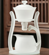 RORA Lazy Kungfu Drip Frosted Glass Teapot Set