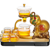 RORA LUCKY WU LOU MAGNETIC LAZY KUNGFU GLASS TEAPOT SET